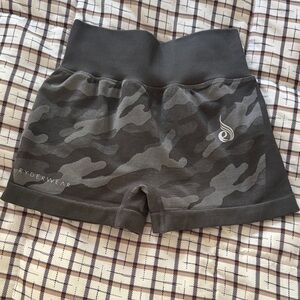 Ryderwear Gray Camo Workout Shorts